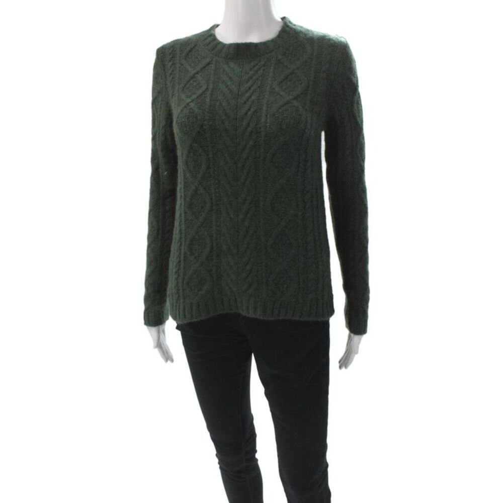The Cashmere Project Unisex Pullover Green Wool Size S
